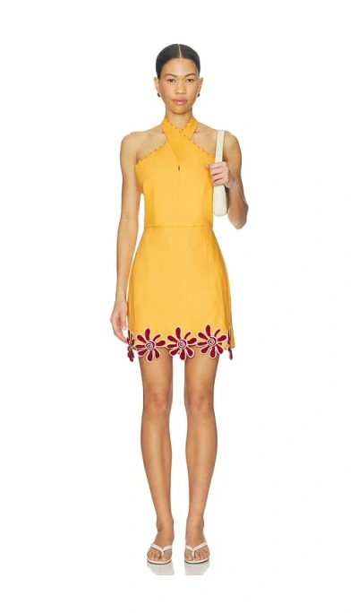Cala De La Cruz Veneta Dress In Yellow