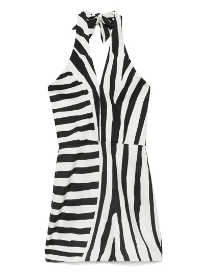 Cala De La Cruz Veneta Mini Dress In White