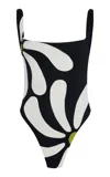 Cala De La Cruz Viena One-piece Swimsuit In Black