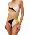 Cala De La Cruz Women's Isla Bikini Top In Multi In Multi