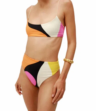 Cala De La Cruz Women's Lulu Bikini Bottom In Multi