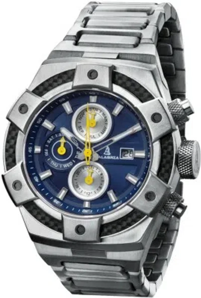 Pre-owned Calabria - Armato Forte - Blue Dial Men's Watch With Carbon Fiber Bezel