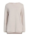 Calatura Woman Sweater Off White Size 10 Wool, Viscose, Polyamide, Metal, Cashmere
