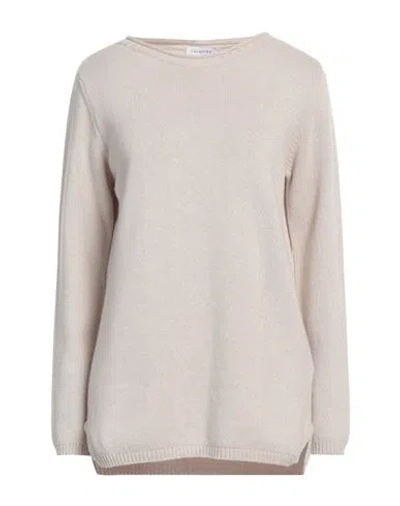 Calatura Woman Sweater Off White Size 10 Wool, Viscose, Polyamide, Metal, Cashmere