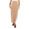 Calcaterra Biscuit Long Tubino Skirt In Brown