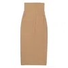 Calcaterra Biscuit Long Tubino Skirt