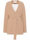 Calcaterra Side-slits Jacket In 褐色