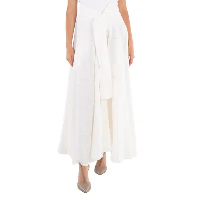 CALCATERRA WHITE DOPPIA RUOTA SKIRT