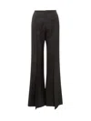 Calcaterra High-waisted Trousers In Black