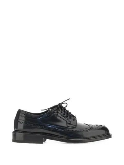 Calce Brogue-detail Leather Derby Shoes In Multi