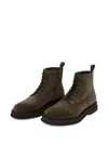 Calce Lace-up Platform Boots In Brown
