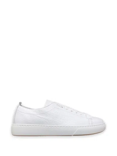 Calce Low-top Leather Sneakers In White