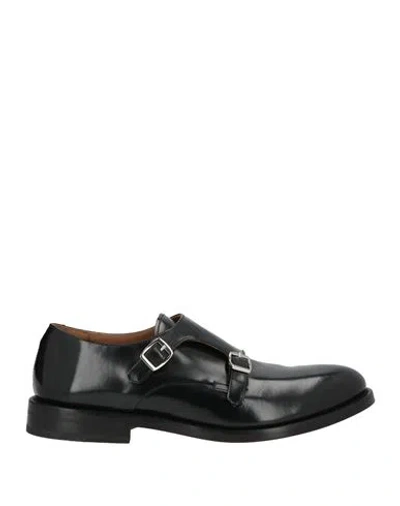 Calce Man Loafers Black Size 8.5 Leather