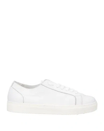 Calce Man Sneakers White Size 7 Leather