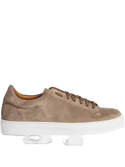 Calce Suede Lace-up Sneakers In Brown
