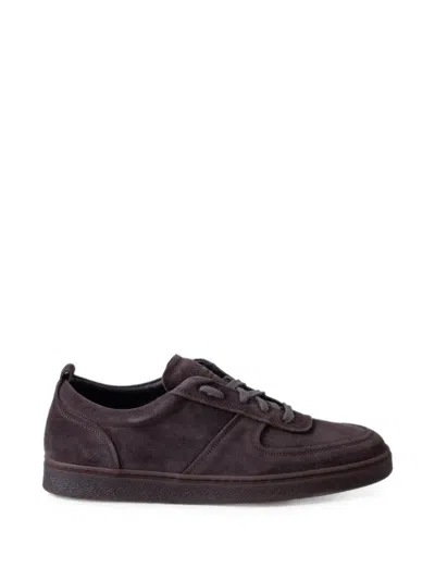 Calce Suede Panelled Sneakers In Brown