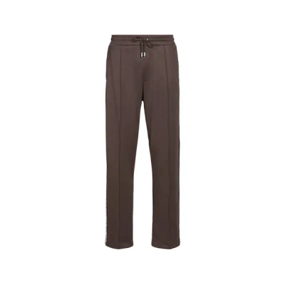 Caleb Pantalon De Survêtement En Coton Mélangé In Brown