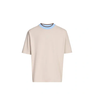 Caleb T-shirt En Coton In Brown