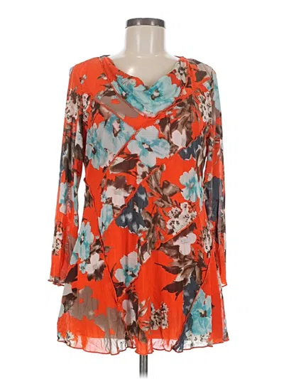 Pre-owned Calessa Kimono In Orange