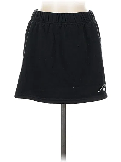 Pre-owned Cali 1850 Casual Skirt In Black