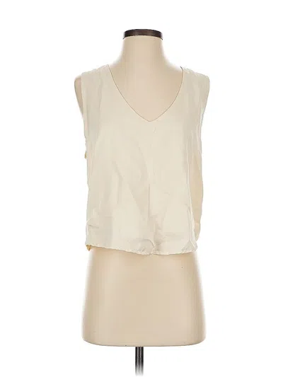Cali By Cali Dreaming Sleeveless Blouse In White