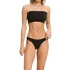 Cali Dreaming Bandeau Top In Black In Black