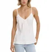 Cali Dreaming Camisole Top In Ivory In White