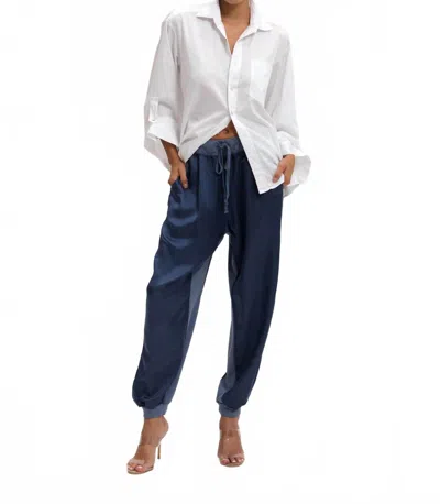Cali Dreaming Cirque Jogger Pants In Sapphire In Blue