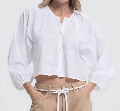 Cali Dreaming Dolly Shirt In Pure White