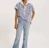Cali Dreaming Motley Top In Hand Painted In Multi