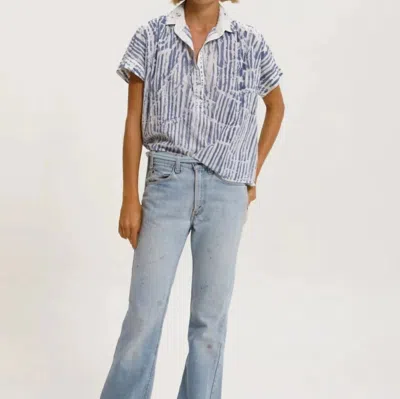 Cali Dreaming Motley Top In Hand Painted In Multi