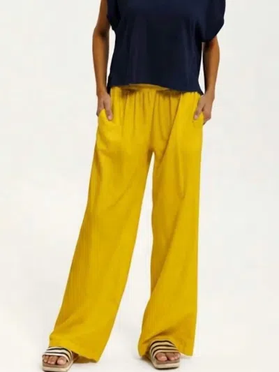 Cali Dreaming Palais Straight-leg Pant In Chartreuse In Multi