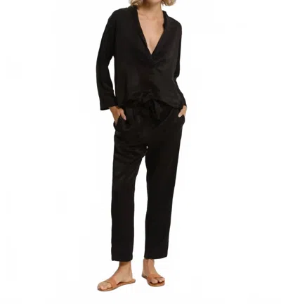 Cali Dreaming Pull-on Boardwalk Pant In Black
