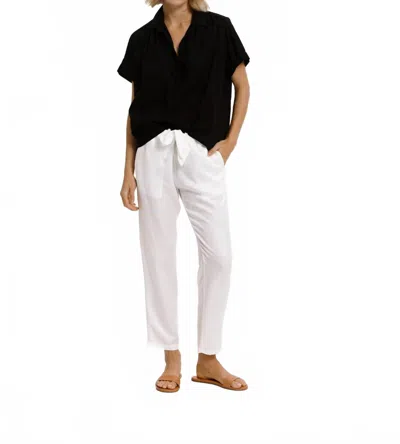 Cali Dreaming Pull-on Boardwalk Pant In Ivory In White