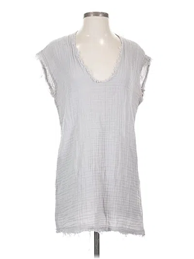 Pre-owned Cali Dreaming Sleeveless Blouse In Silver