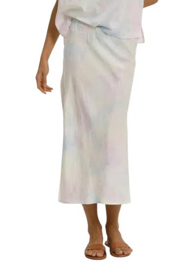 Cali Dreaming Slip Skirt In Sprinkles Tie Dye In Multi