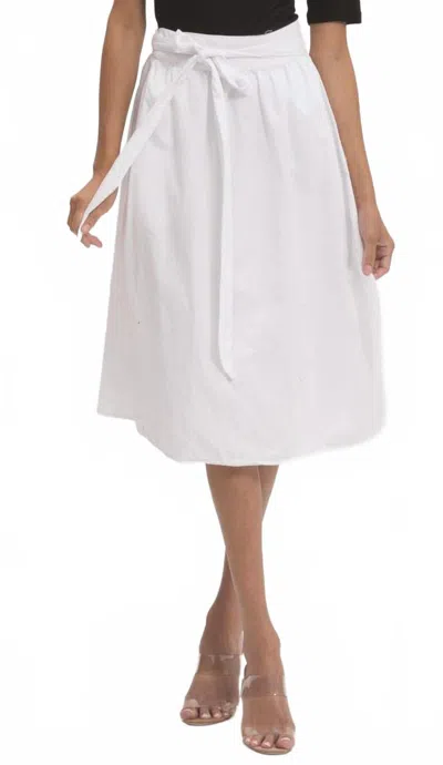 Cali Dreaming Women's Malena Skirt In White In Multi