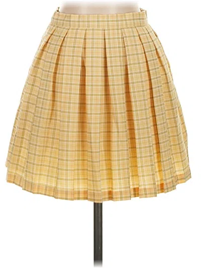 Pre-owned Cali1850 Casual Skirt In Yellow