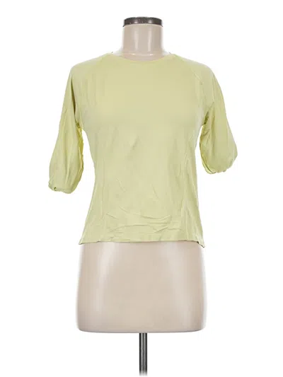 Pre-owned Calia 3/4 Sleeve T-shirt In Green
