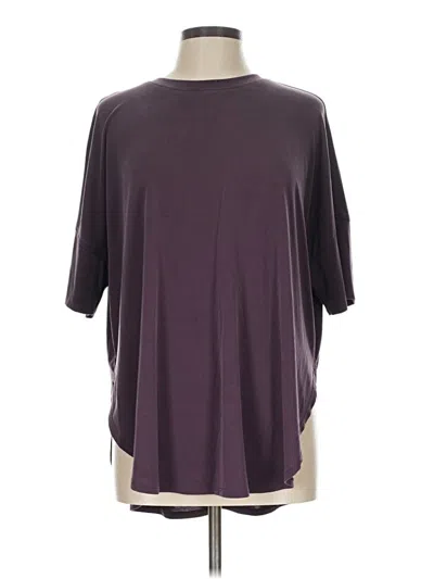Pre-owned Calia 3/4 Sleeve T-shirt In Purple