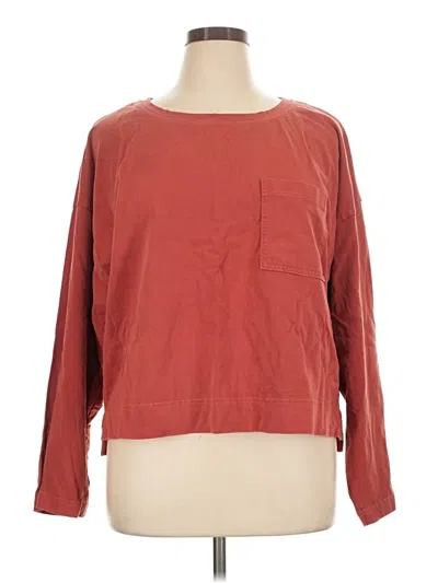 Pre-owned Calia 3/4 Sleeve T-shirt In Red