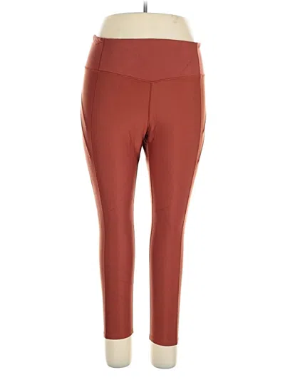 Pre-owned Calia Active Pants In Brown