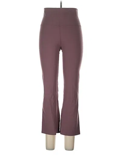 Pre-owned Calia Active Pants In Burgundy