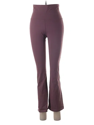 Pre-owned Calia Active Pants In Burgundy