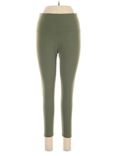 Pre-owned Calia Active Pants In Green