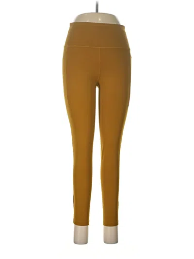 Pre-owned Calia Active Pants In Yellow