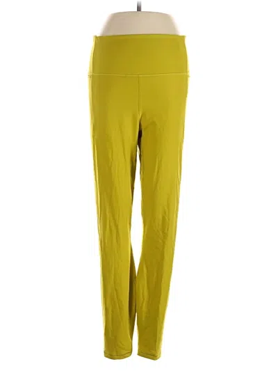 Pre-owned Calia Active Pants In Yellow