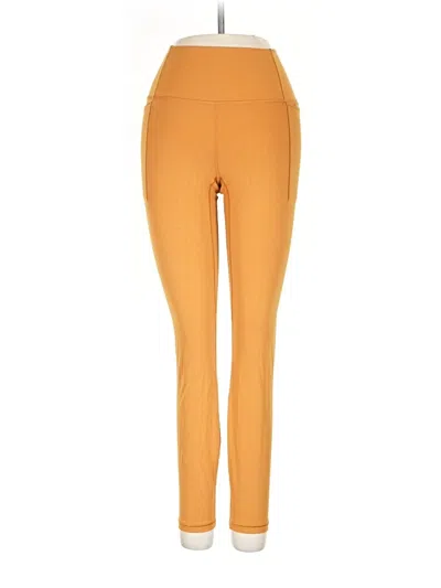 Pre-owned Calia Active Pants In Yellow