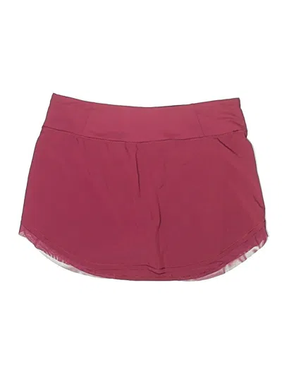 Pre-owned Calia Active Skort In Burgundy