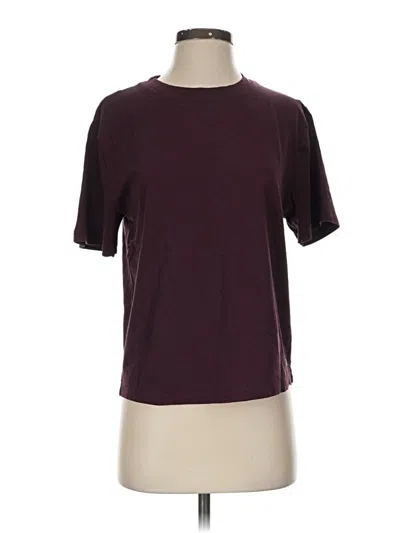 Pre-owned Calia Active T-shirt In Burgundy
